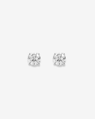 9k White Gold 0.70ct Total Lab-grown Diamond Studs
