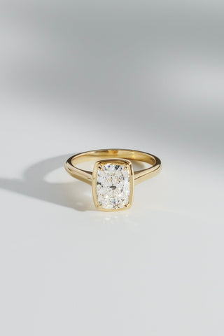 Elise - Cushion Bezel Engagement Ring