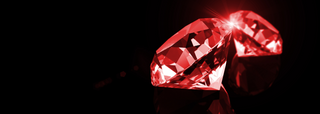 Red diamonds, the rarest diamonds on earth.