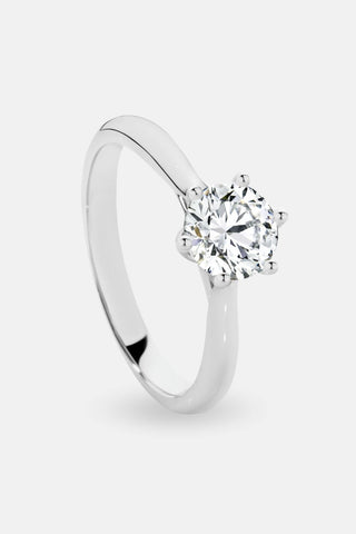 Freya - Round Solitaire Engagement Ring