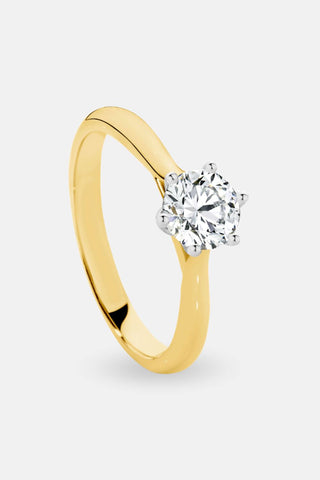 Tova - Round Solitaire Engagement Ring