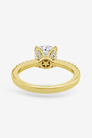Celeste - Star-Cut Round Engagement Ring