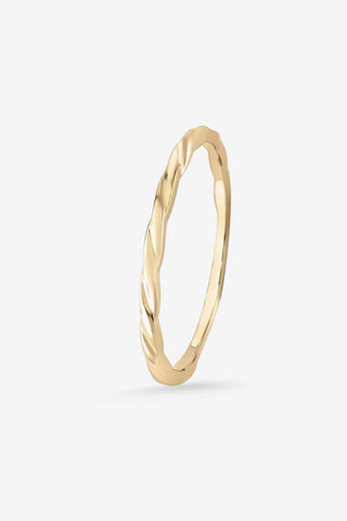 Twist Slim Stacker Ring