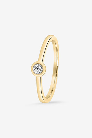 Bezel Diamond Ring