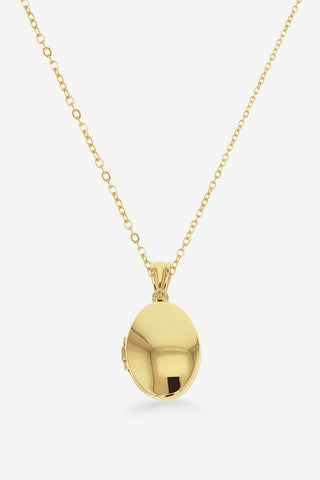 Polished Oval Locket