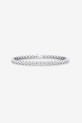 1.06ct Bezel Set Diamond Tennis Bracelet