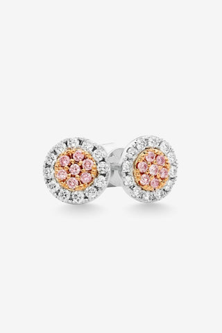Pink Diamond Studs