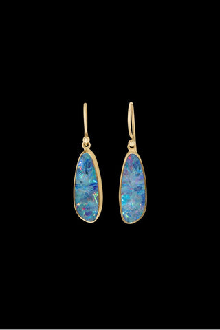 Lighting Ridge Opal Doublet Earrings