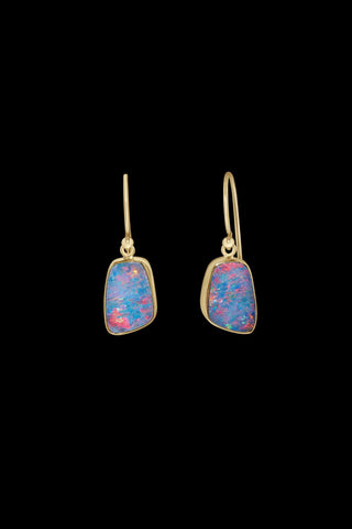 Coober Pedy Opal Doublet Earrings