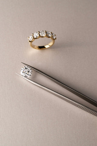 Belle - Round Diamond Wedding / Eternity / Dress Ring
