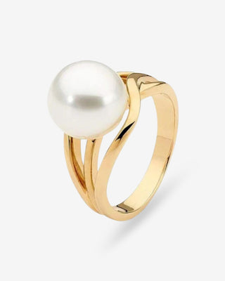 The Moon in Orbit Cultured South Sea Pearl Ring