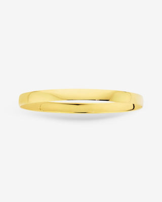 9k Yellow Gold Silver Filled Half Round Bracelet