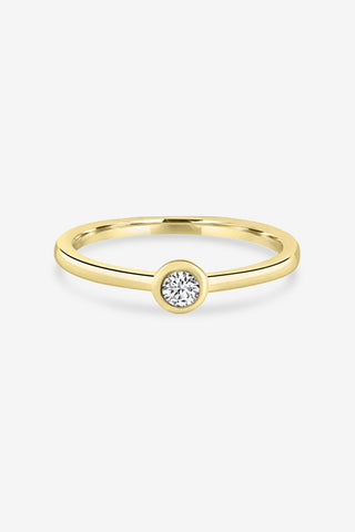 Bezel Diamond Ring
