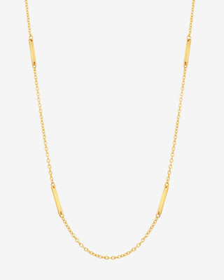 9k Yellow Gold Bar Necklace