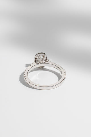 Alix - Oval Halo Engagement Ring