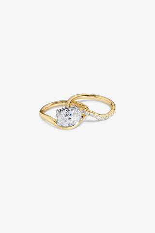 Estelle - YG 'Wave' Wedding / Eternity Ring