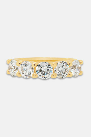 Belle - Round Diamond Wedding / Eternity / Dress Ring
