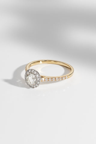 Clara - Round Halo Engagement Ring