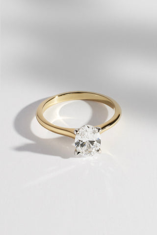 Delilah - Oval Solitaire Engagement Ring