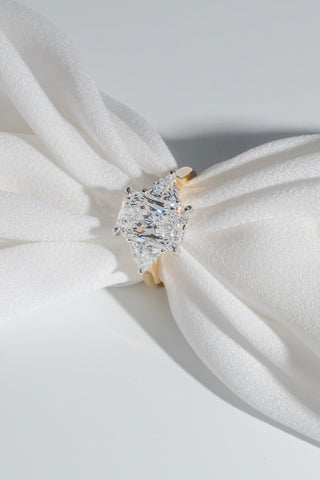 Elodie - Radiant & Trilliant Engagement Ring