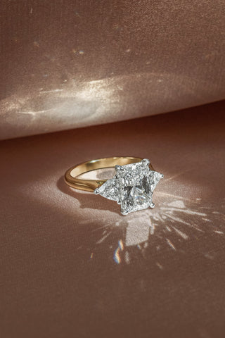 Elodie - Radiant & Trilliant Engagement Ring