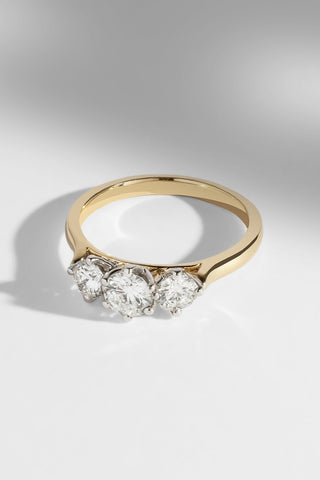 Eloise - Round Canadian Fire Trilogy Engagement Ring