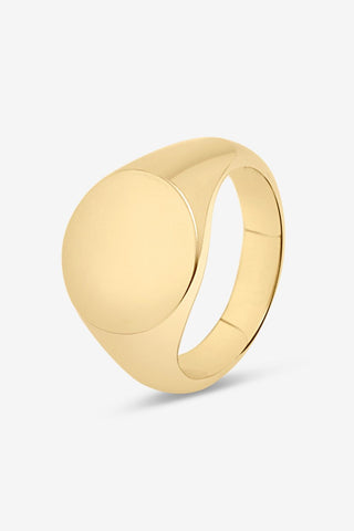 Round Signet Ring