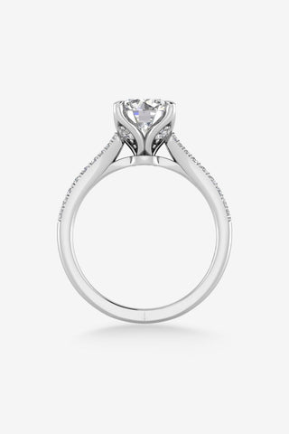 Harlo - Star-Cut Round Engagement Ring