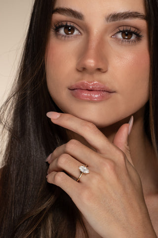 ﻿﻿Harper - Marquise Solitaire Engagement Ring