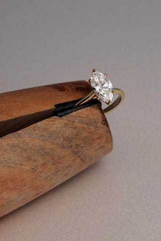 ﻿Harper - Marquise Solitaire Engagement Ring