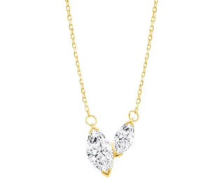 0.70ct Marquis Diamond Necklace