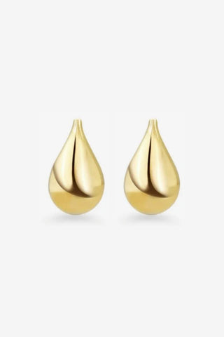 Elena Large Teardrop Stud Earrings
