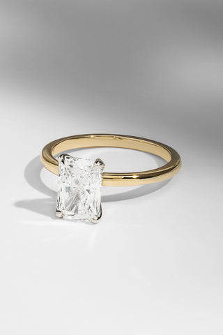 Lola - Radiant Solitaire Engagement Ring