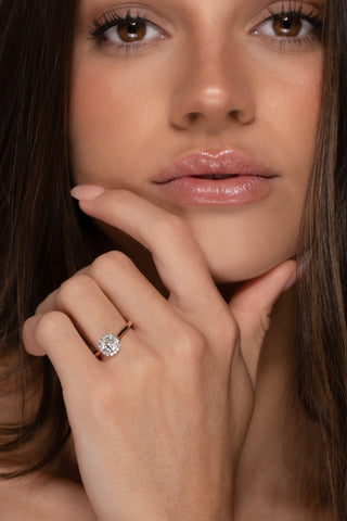 Margot - Round Halo Engagement Ring