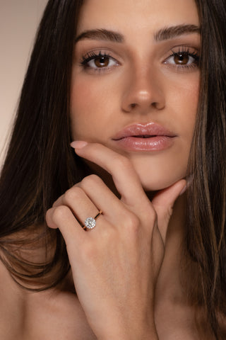 Margot - Round Halo Engagement Ring