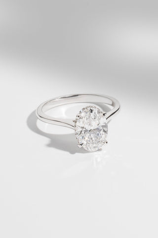 Ori - Oval Solitaire Engagement Ring