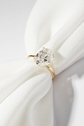 Sabrina - Oval Solitaire Engagement Ring