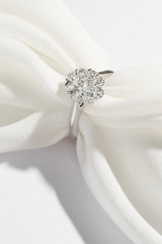 Sienna - Oval Cluster Engagement Ring