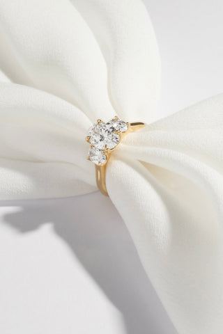 Skye - Oval Trilogy Engagement Ring