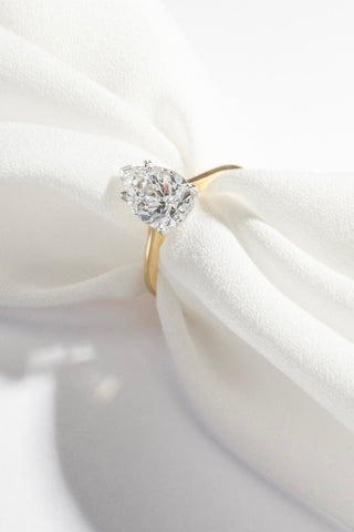 Tate - Pear Solitaire Engagement Ring