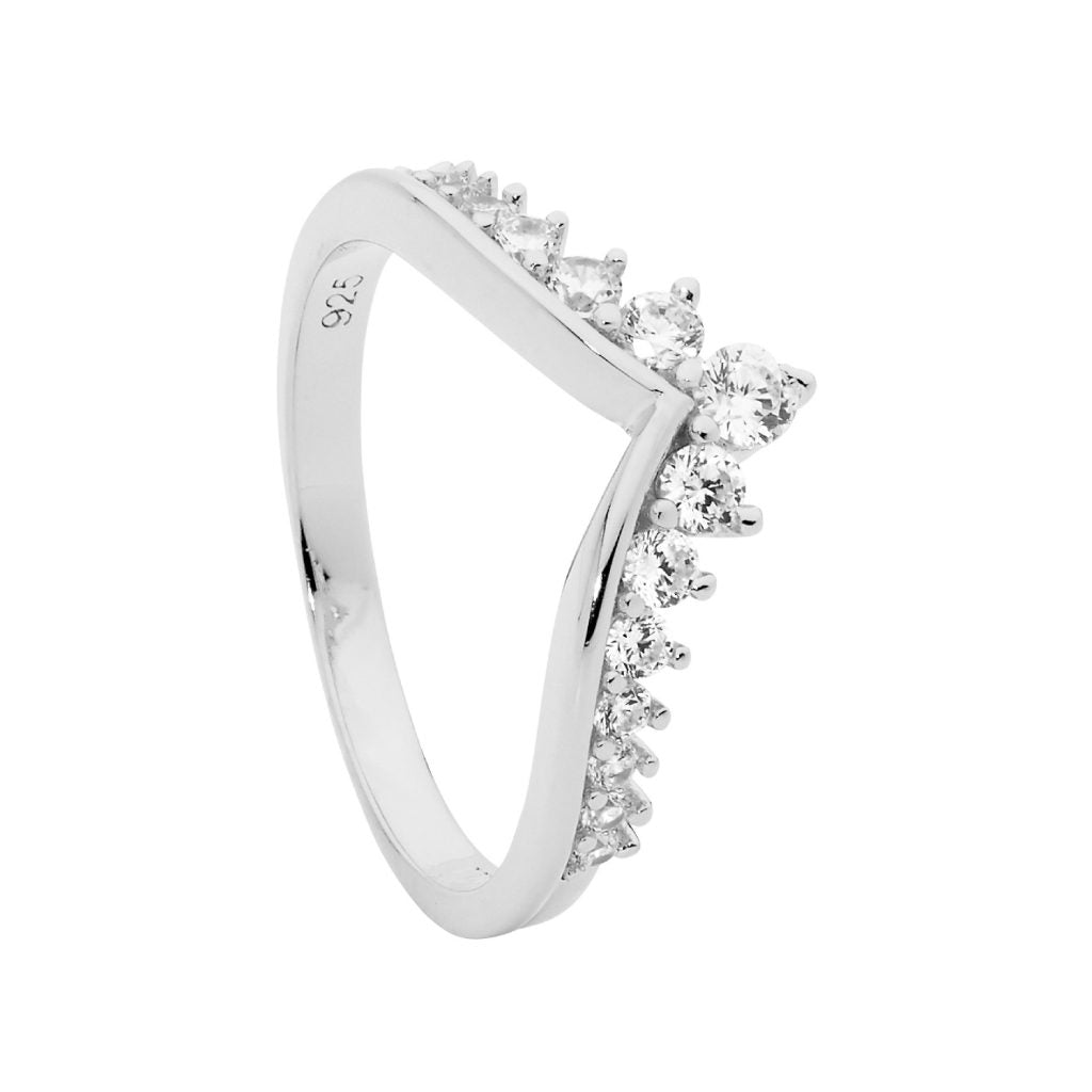 Sterling Silver Crown / Tiara Ring